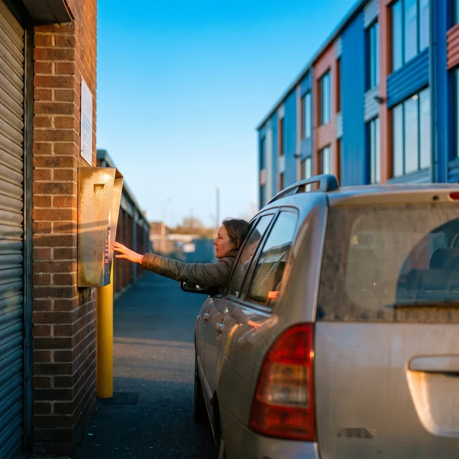 Self storage gate access and site control